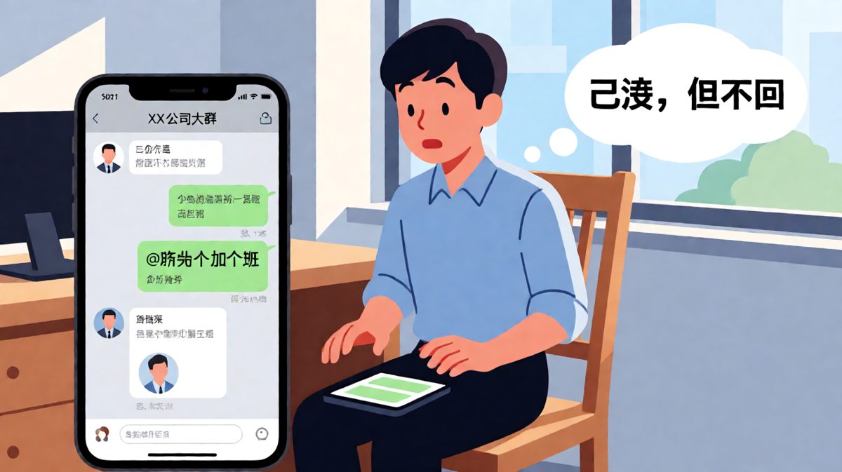 已读不回是我的倔强，但已读是必须的