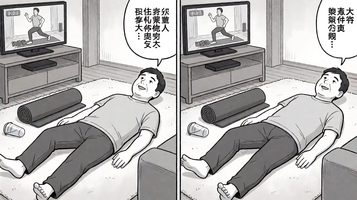 今天的运动量已经够了