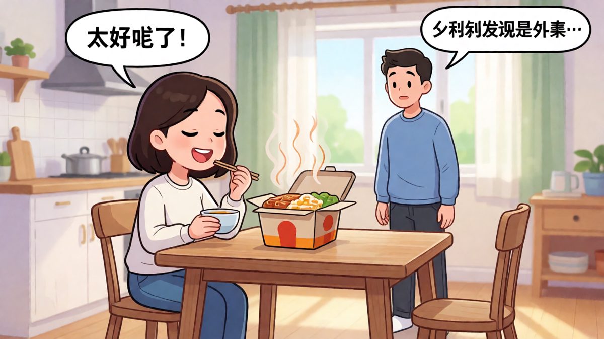 女朋友赞不绝口，他内心崩溃