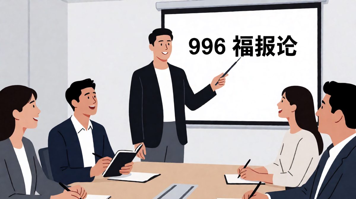 老板：我们实行996是为了福报——员工：那福报能抵扣下月KPI吗？