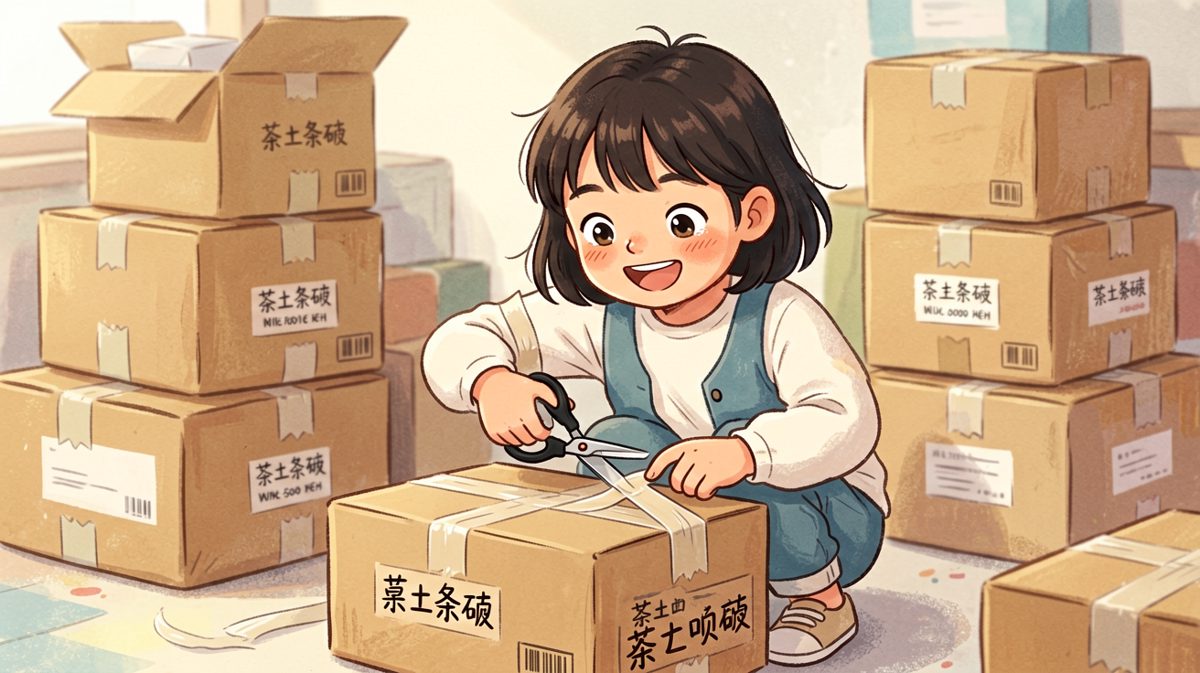 拆快递的快乐，大概是我这个月唯一的光了。
