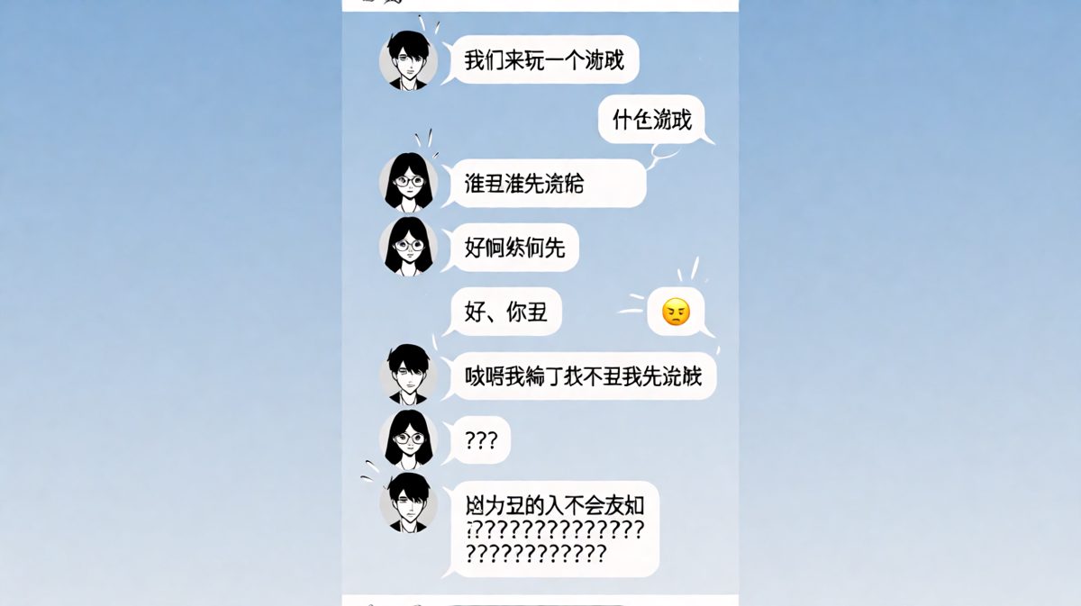 谁丑谁先说话：套路反被套的男生笑到模糊