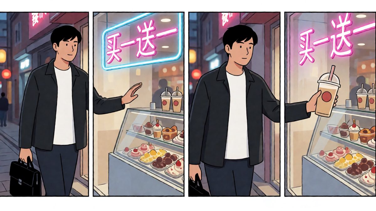 可是……奶茶店在招摇过市啊！