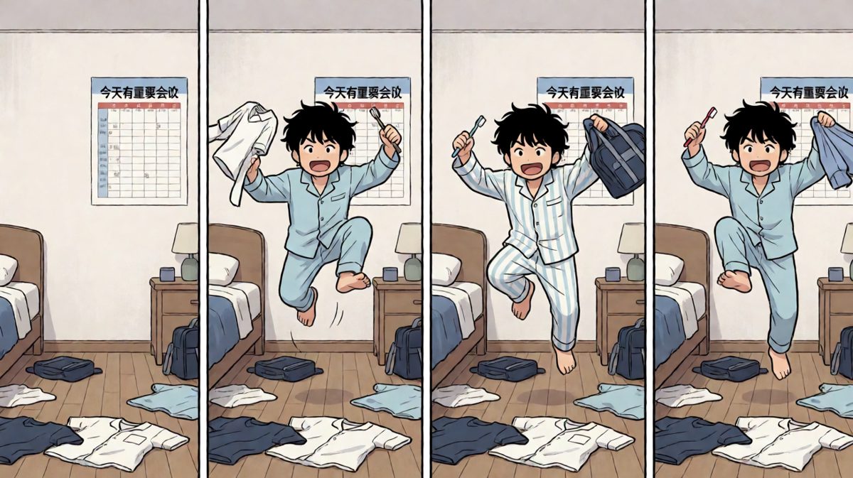 完了完了迟到了！！