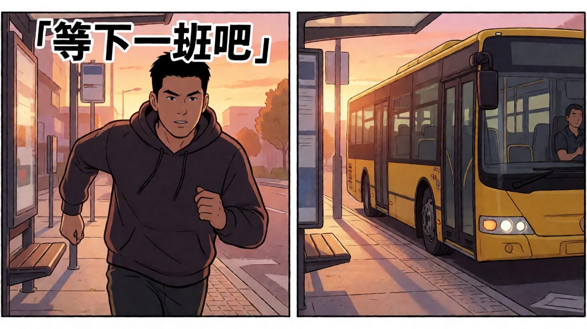 完美错过，明天见