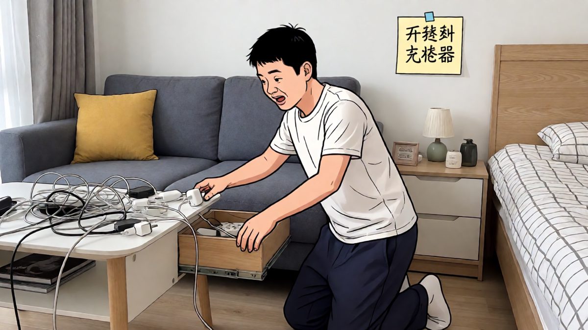 全屋翻找充电器