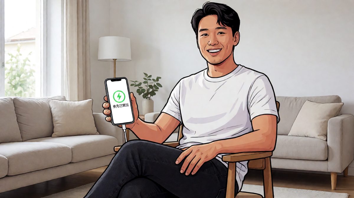 终于充上电，如释重负