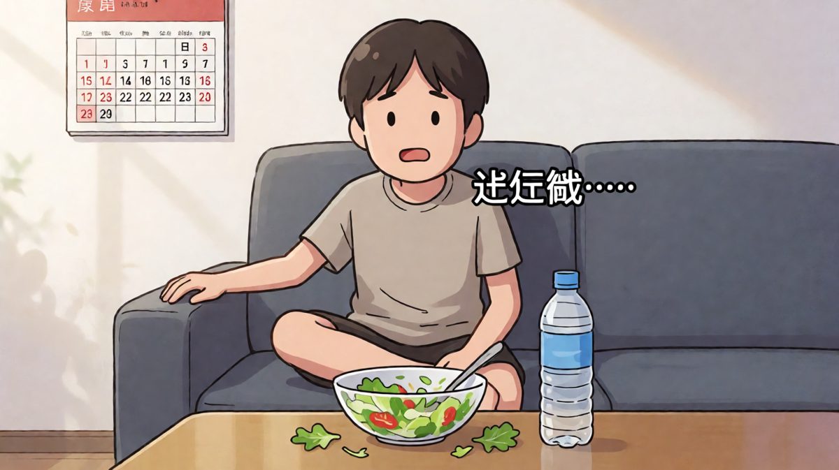 第三天：饿得前胸贴后背