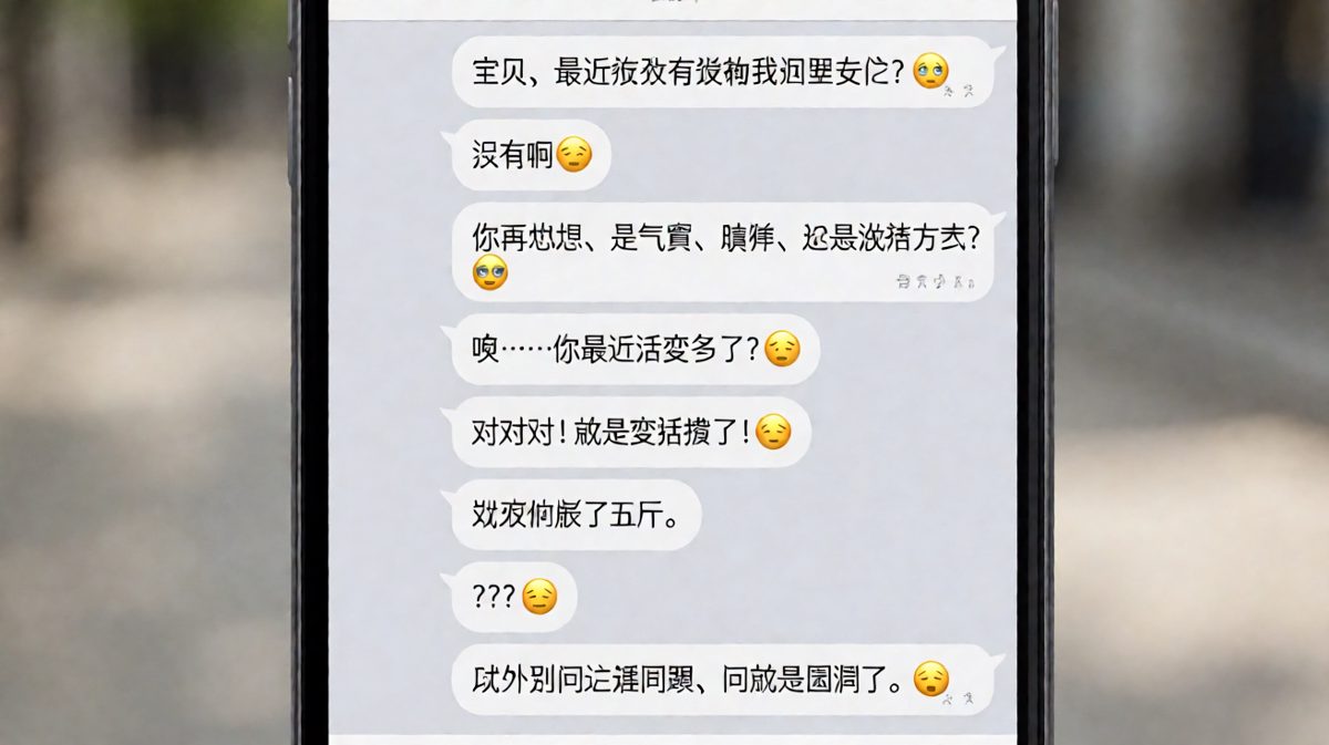 「最近有没有觉得我变了？」——答案是你胖了