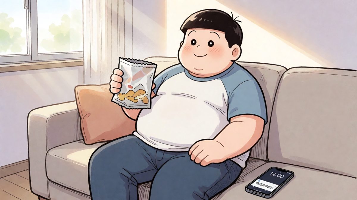 完美结局，睡到自然醒， Snack完躺平，明天一定早起——明天复明天