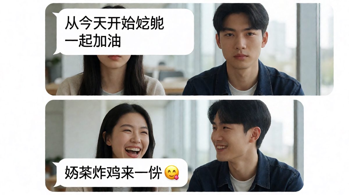 减肥翻车：严肃约定，10分钟后一起点宵夜