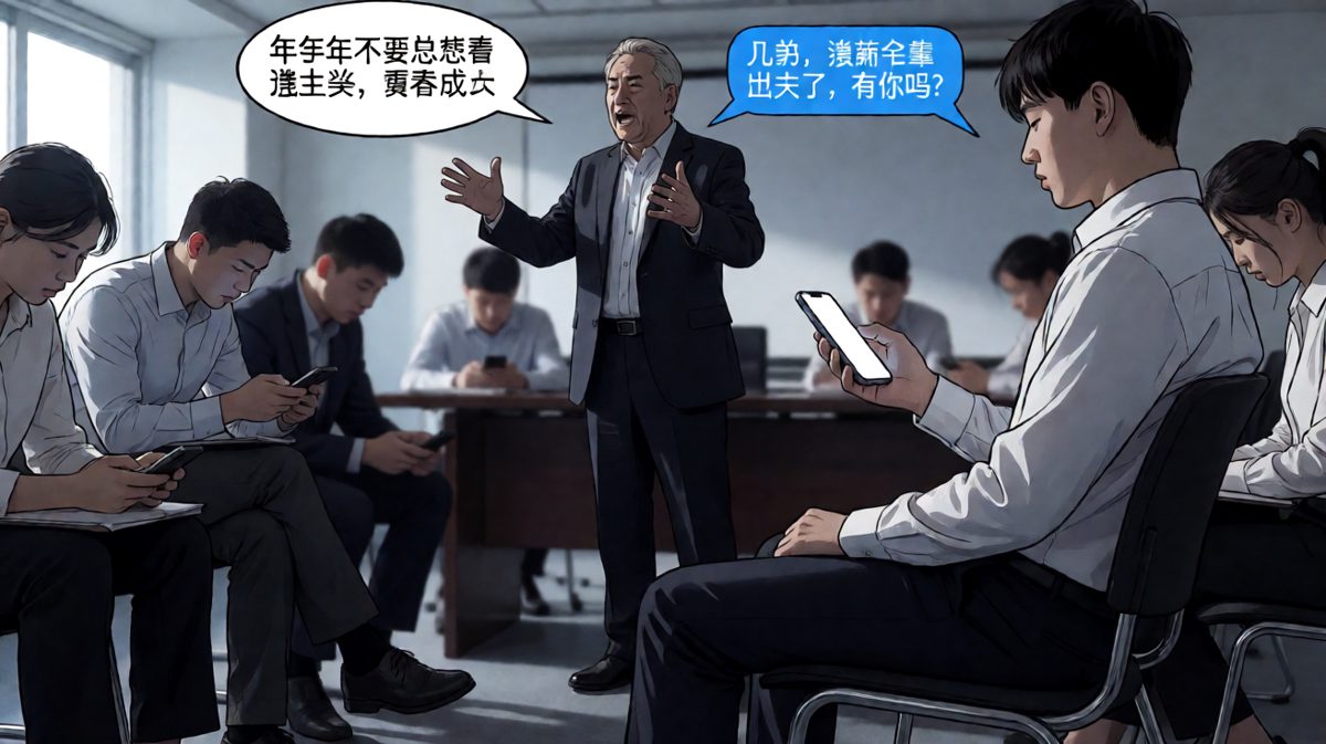 老板讲成长不讲钱，台下员工默默查看涨薪名单——没有我。