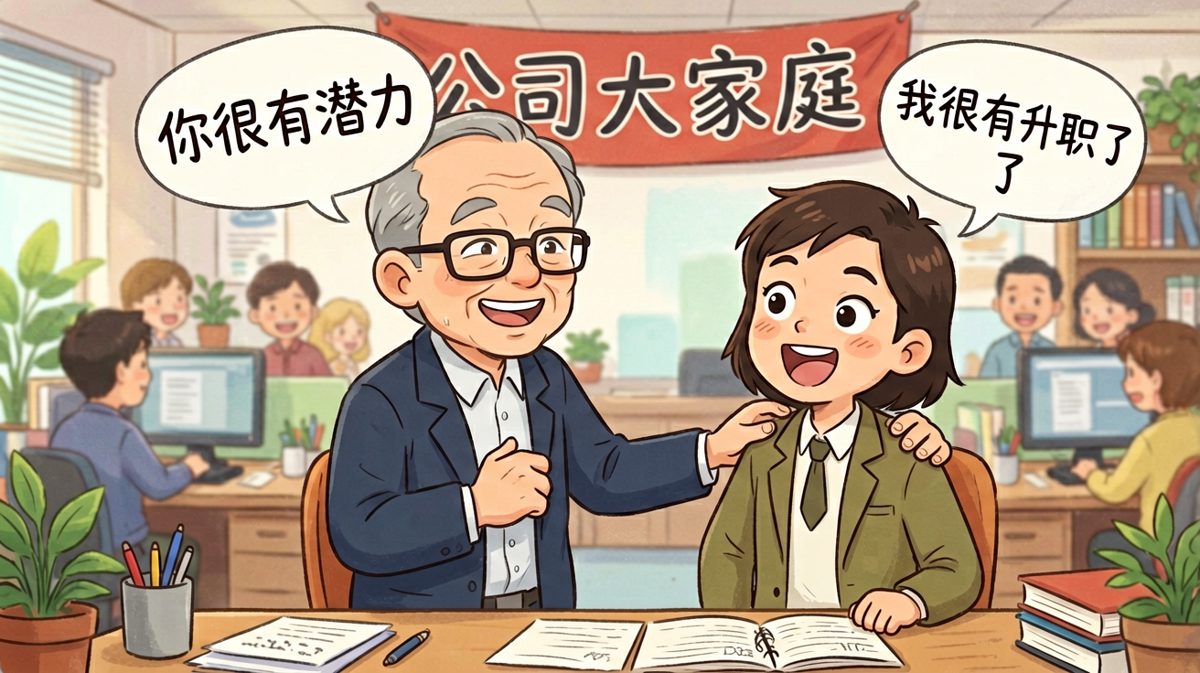 员工问什么时候升职，老板说'快了'，反转——是升到我下面去做副手
