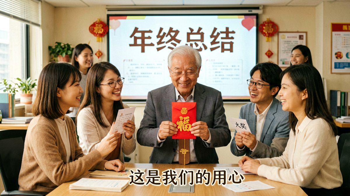 老板说年终奖有'惊喜'，反转——惊喜是'明年继续加油'，红包里只有五十块