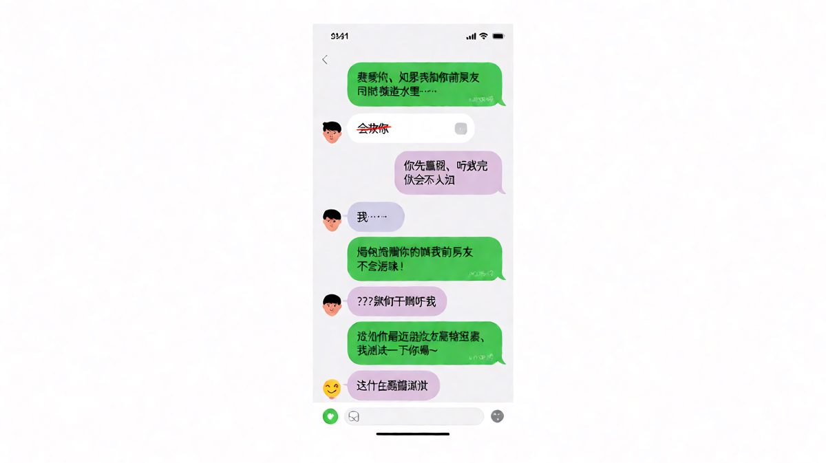 女生拿前男友做测试，男生的崩溃反应太真实
