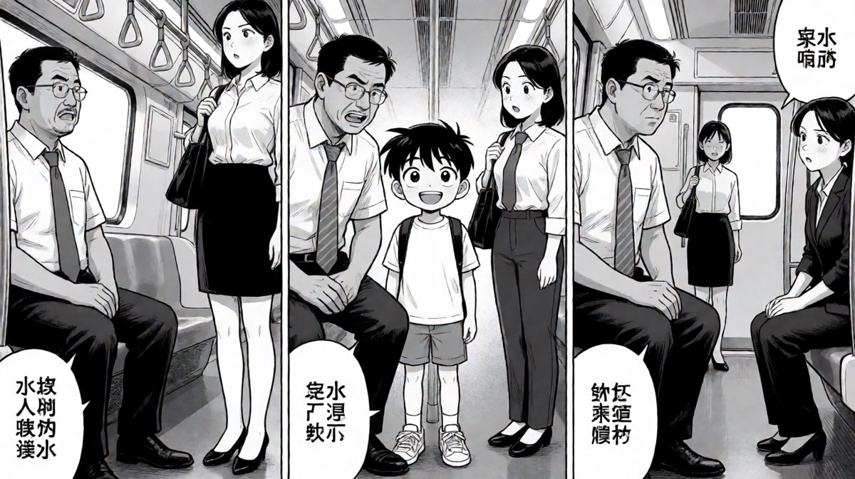 硬着头皮挤地铁，却被众人围观，社死现场。