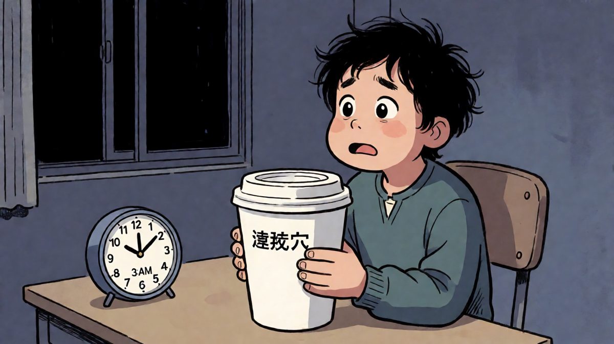 咖啡是好东西，就是有点'提神过度'。