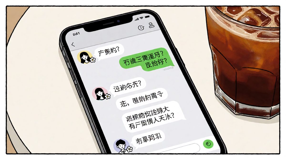 女生嘴上说没生气，但每个字都在说明她生气了。