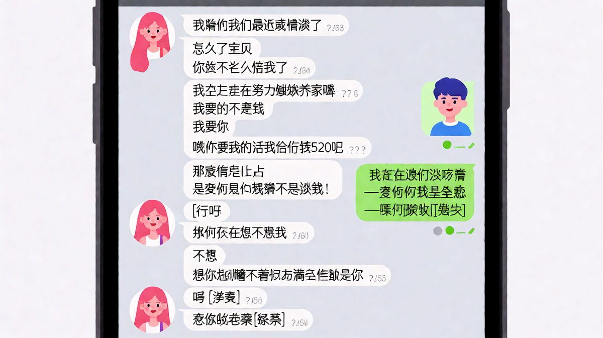 从要分手到被土味情话套路成功——钢铁直男的感情课
