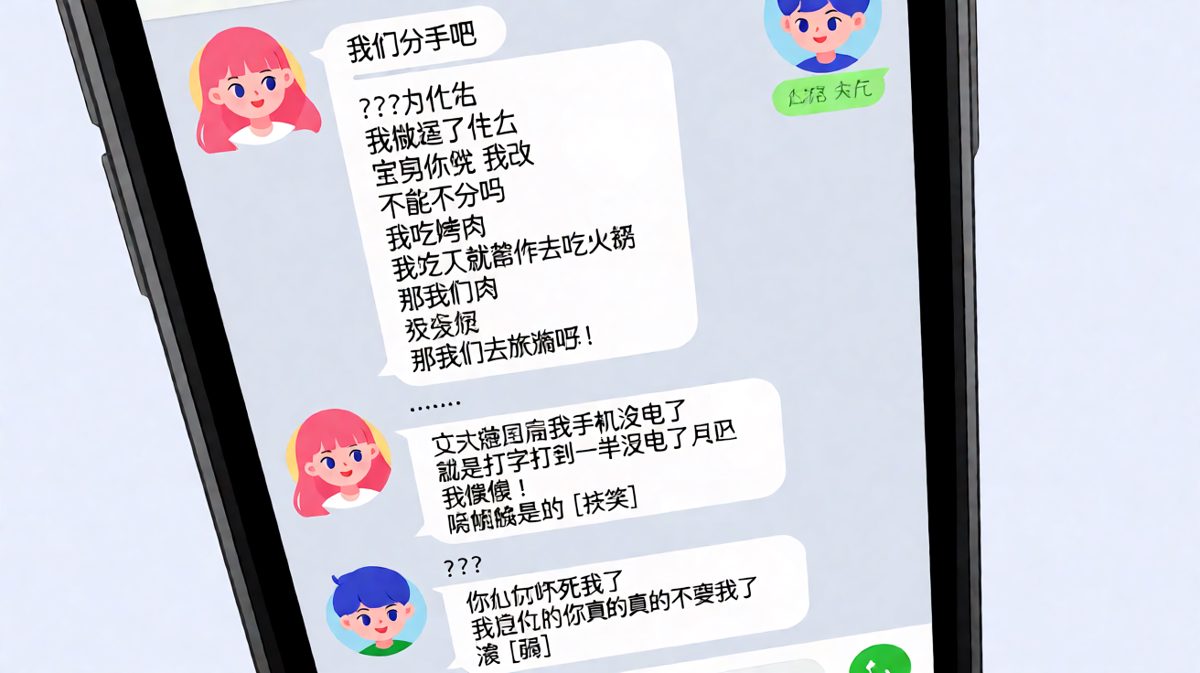 手机没电引发的血案——把男朋友吓到跪地求饶的日常