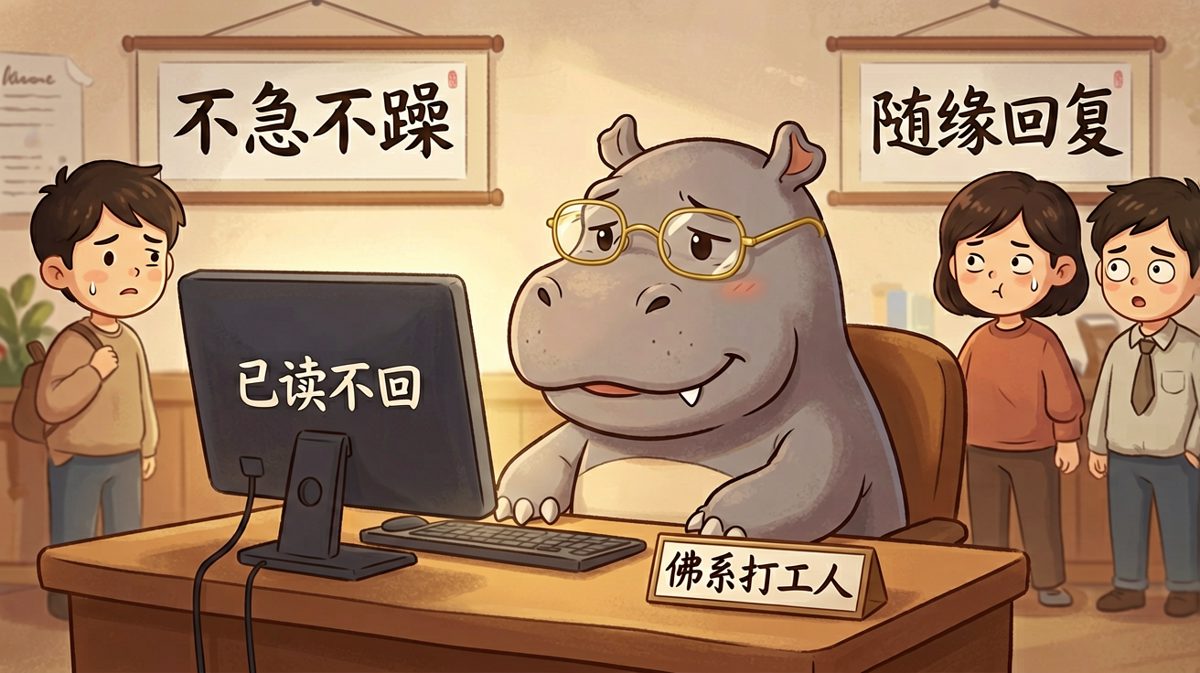 「已读不回」是成年人最大的体面，主打一个随缘