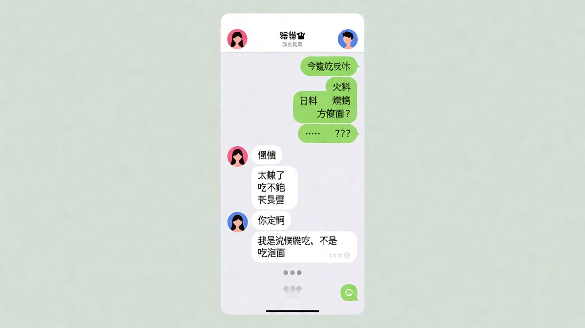 男生选择困难症遇上'随便'两个字后的终极悲剧