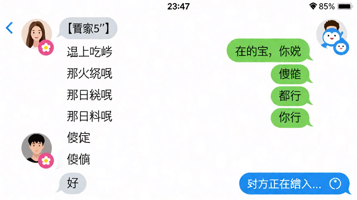 女生连环提问'吃啥'，男生一句'随便'引爆终极灾难现场