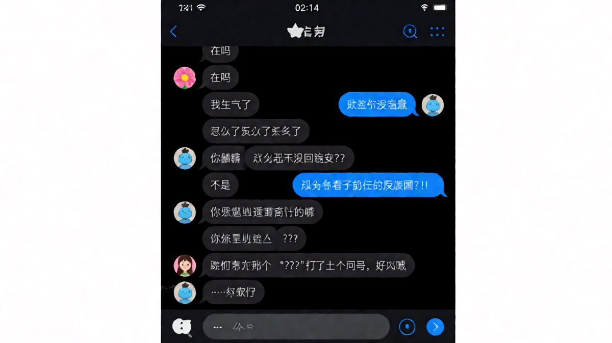 七個問號引爆戰火，男生的自我腦補比正題還精彩