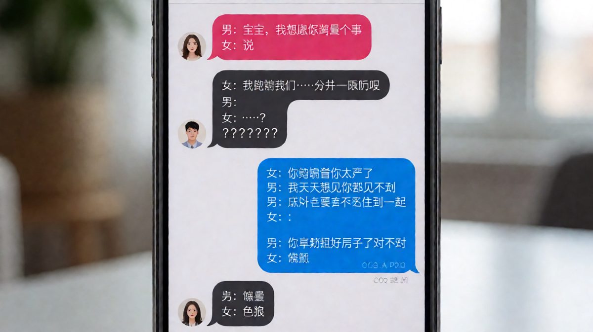 分手反转成同居，套路满分。