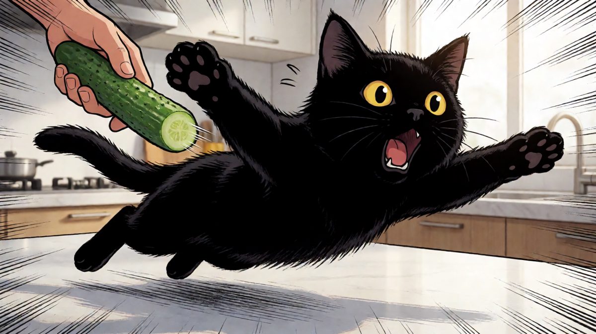 猫咪：背后有杀气！紧急起飞躲避攻击！