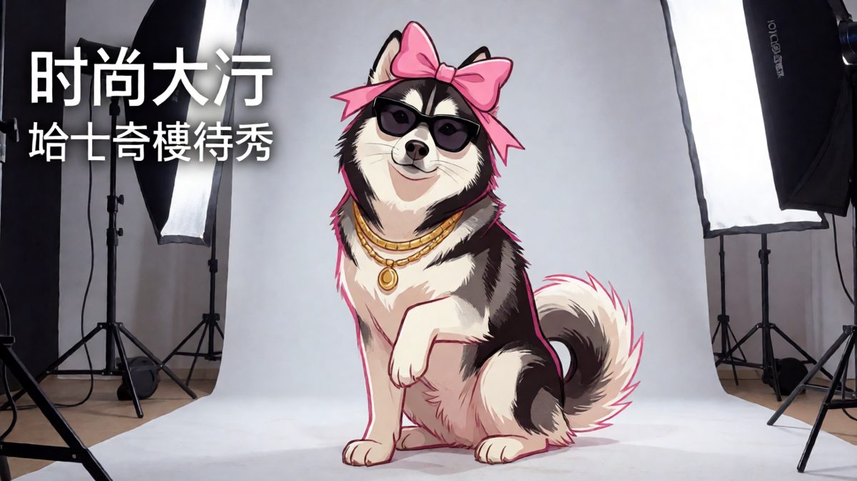 狗狗：本汪今天要走时尚路线（歪头杀）