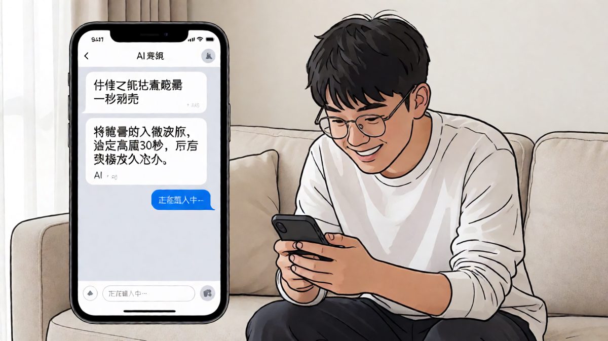 小明向AI求助剥鸡蛋的妙招