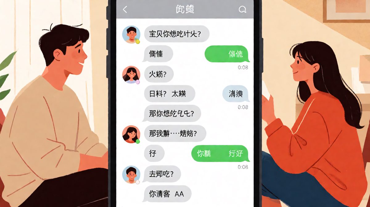 女生说随便结果全程都在反悔，最后一招AA制让人哭笑不得。