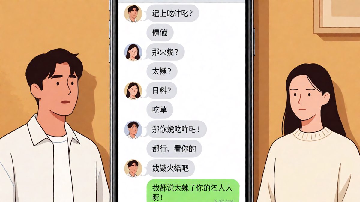 "随便"是情侣间最大的谎言