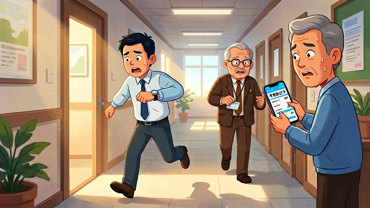 员工踩点到被老板抓包，结果老板说：「你比我晚到两分钟，从今天起你给我当考勤监督员。」