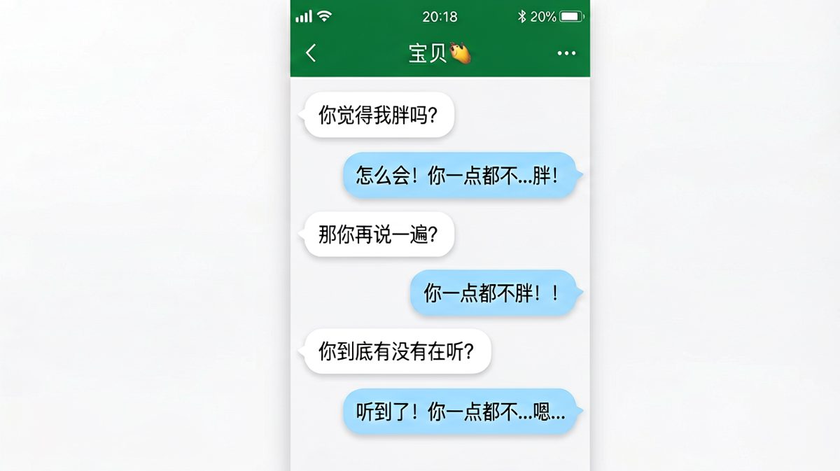 送命题连环追问，男方濒临崩溃边缘