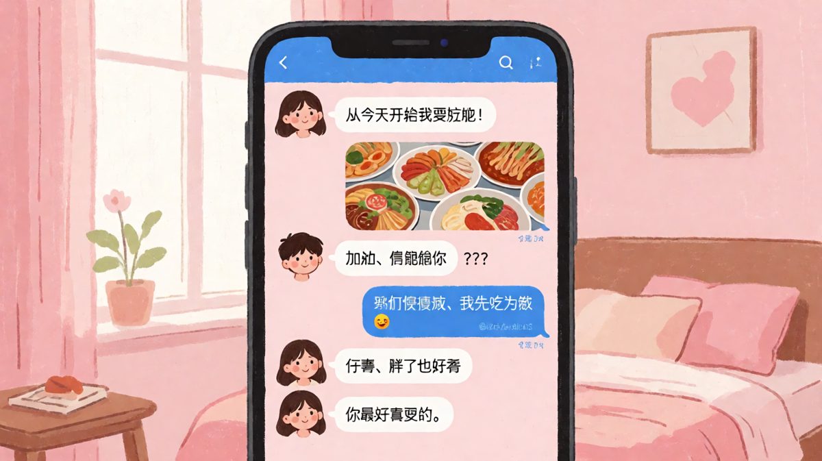 说好的减肥呢，被一句'你先吃'破了功。
