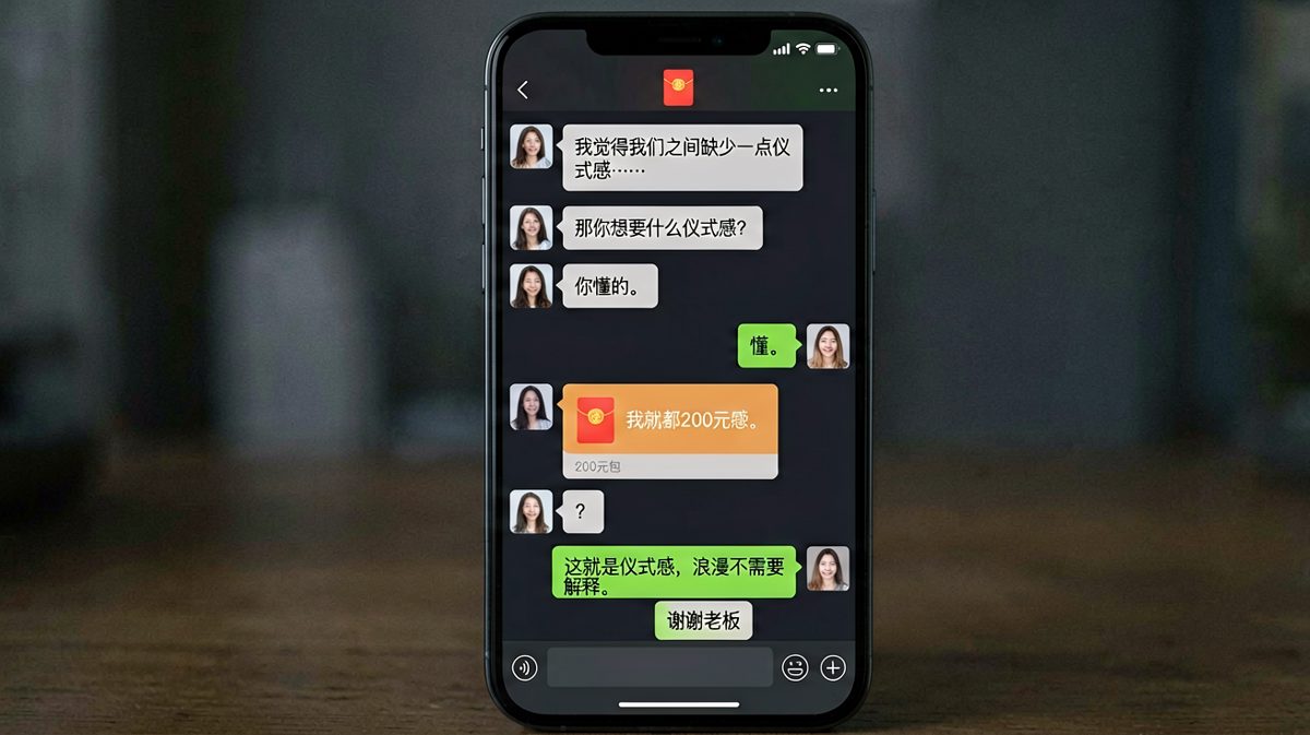浪漫不需要解释，红包不需要理由。