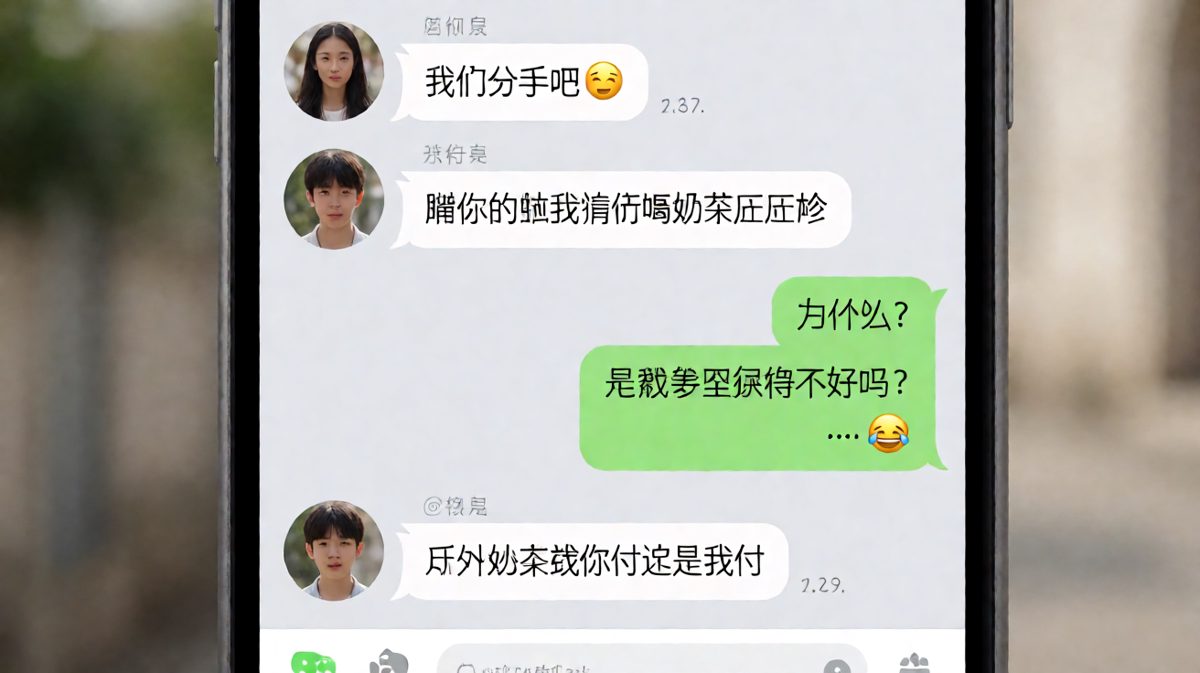 假分手真算计奶茶钱
