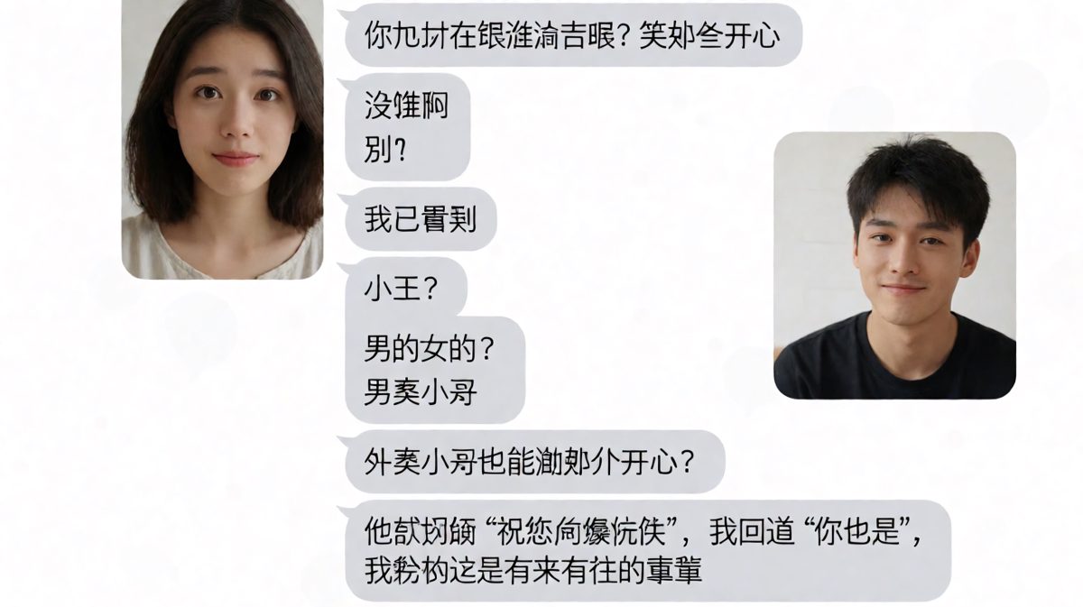 查岗查到外卖小哥身上，男生的解释比出轨还离谱