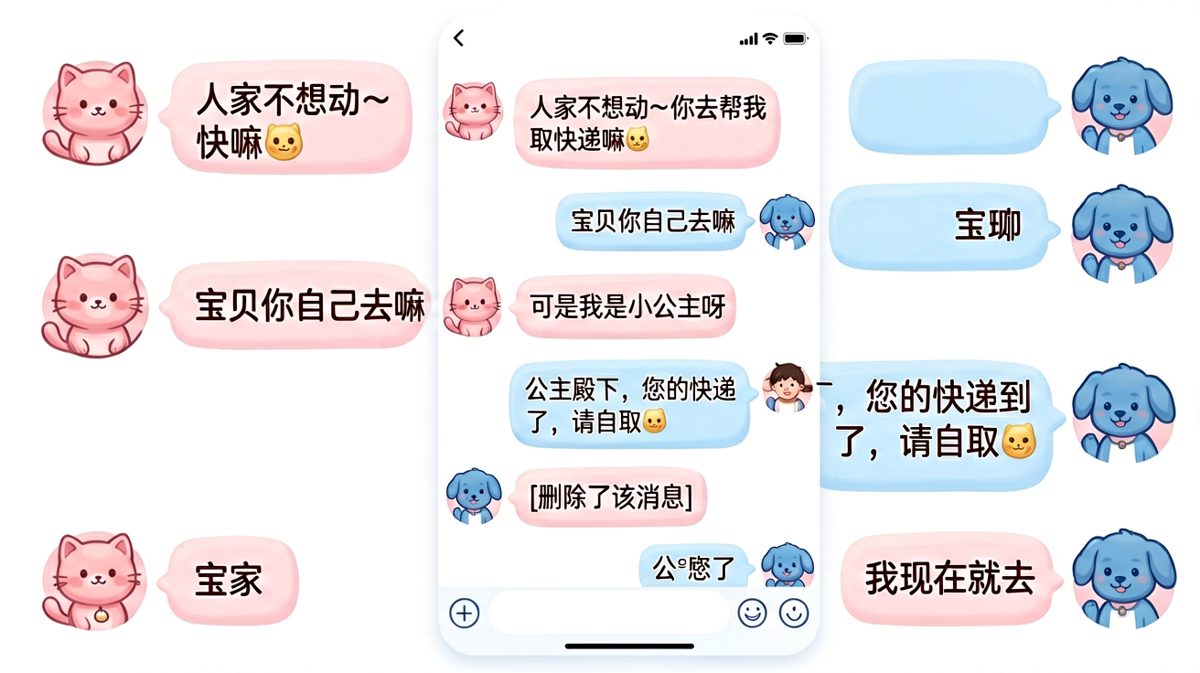 想让男朋友取快递？被一句「公主自取」完美化解！