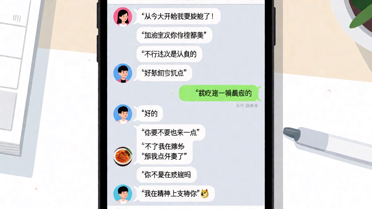 嘴上说减肥身体却很诚实地一起点外卖，双人翻车现场