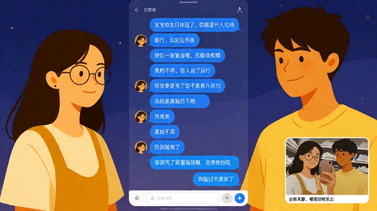 '没关系'的潜台词是：你的礼物我不想要了。