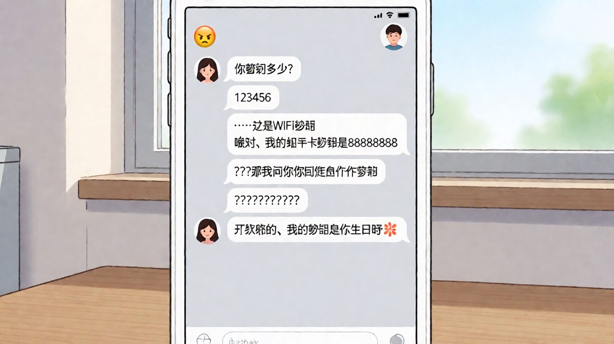 男生报密码一路翻车，最后居然来了一句土味情话反转。