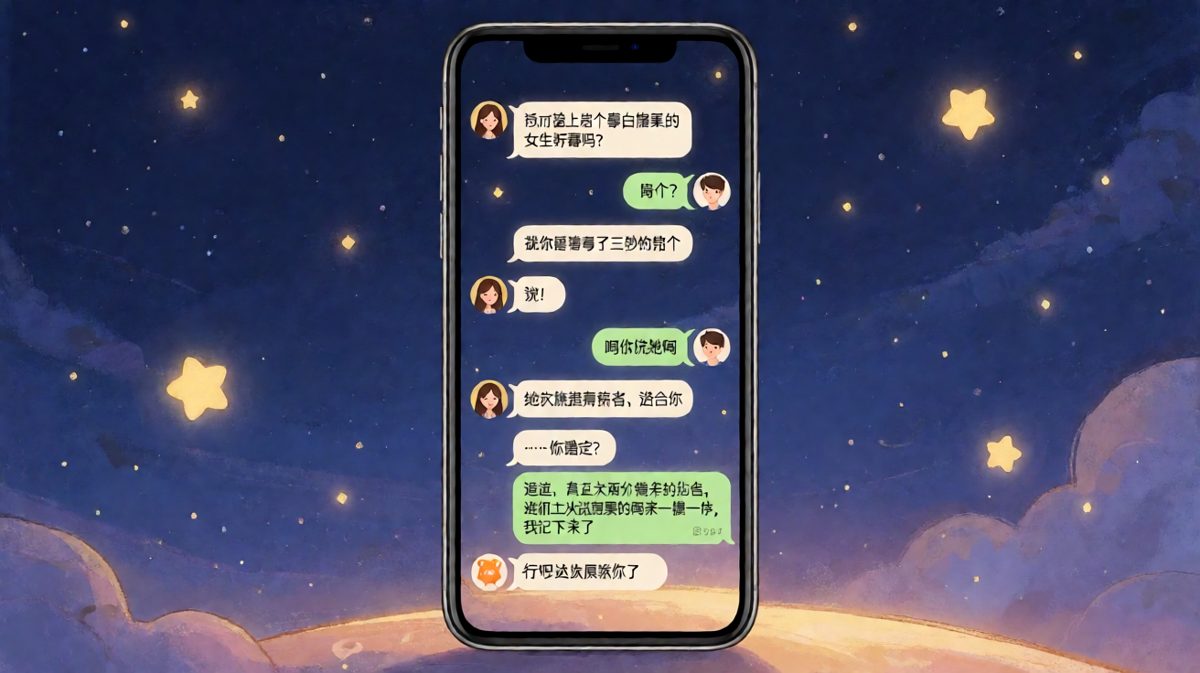 女生吃醋质问，男生却说是因为记得她的喜好才多看两眼。