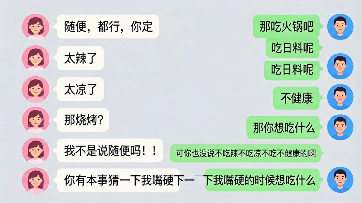 「随便」是最难的考题