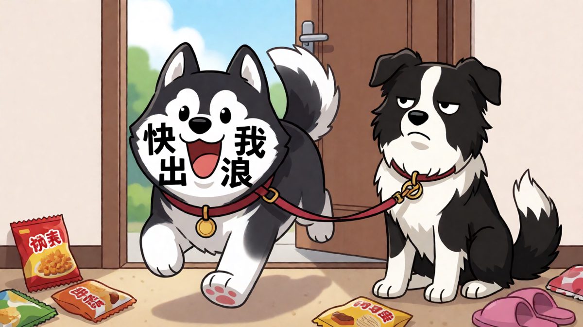 哈士奇：本汪已经准备好了，你倒是跟上啊！