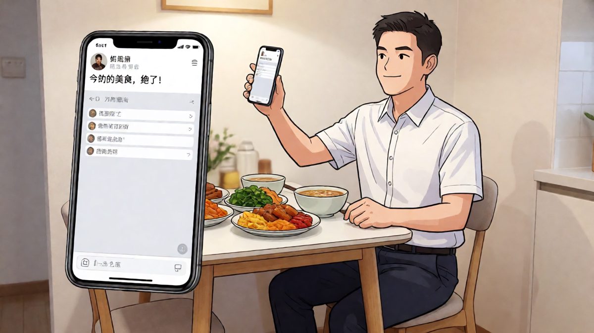 自信满满准备发圈，美食已就位