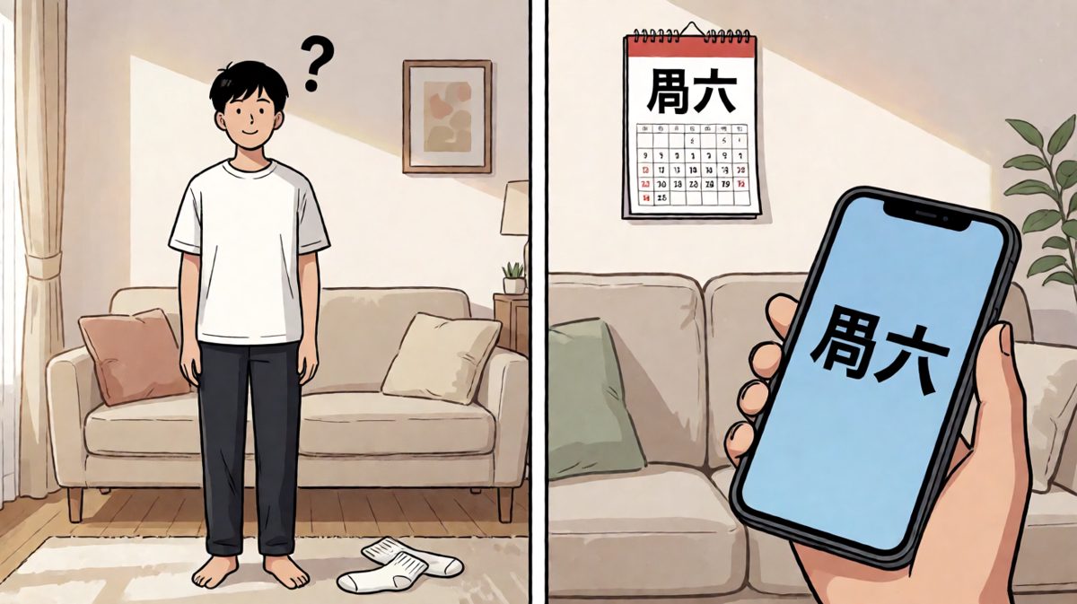 ……今天是周六。