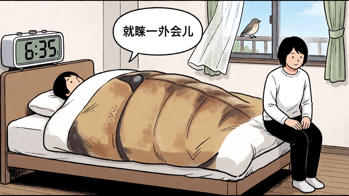 「就眯一小会儿」经典谎言开始了